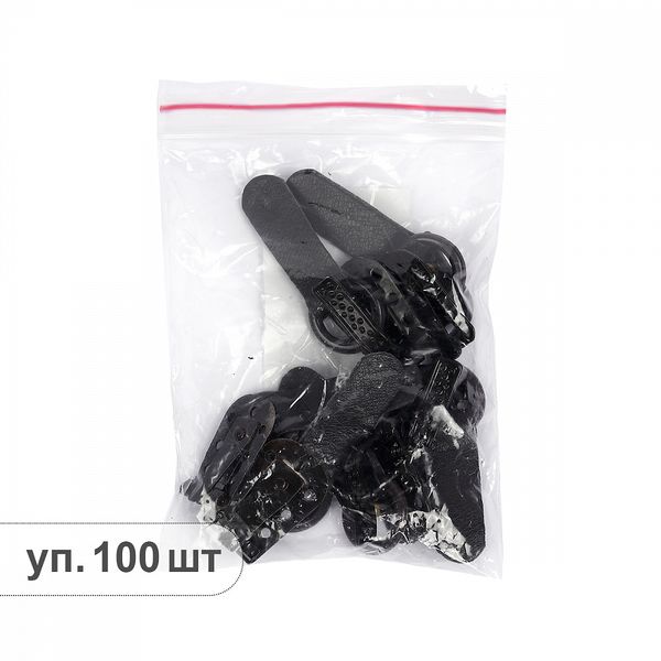 Крючки шубные 50 мм, TBY-0122 цв. черный уп. 100 шт