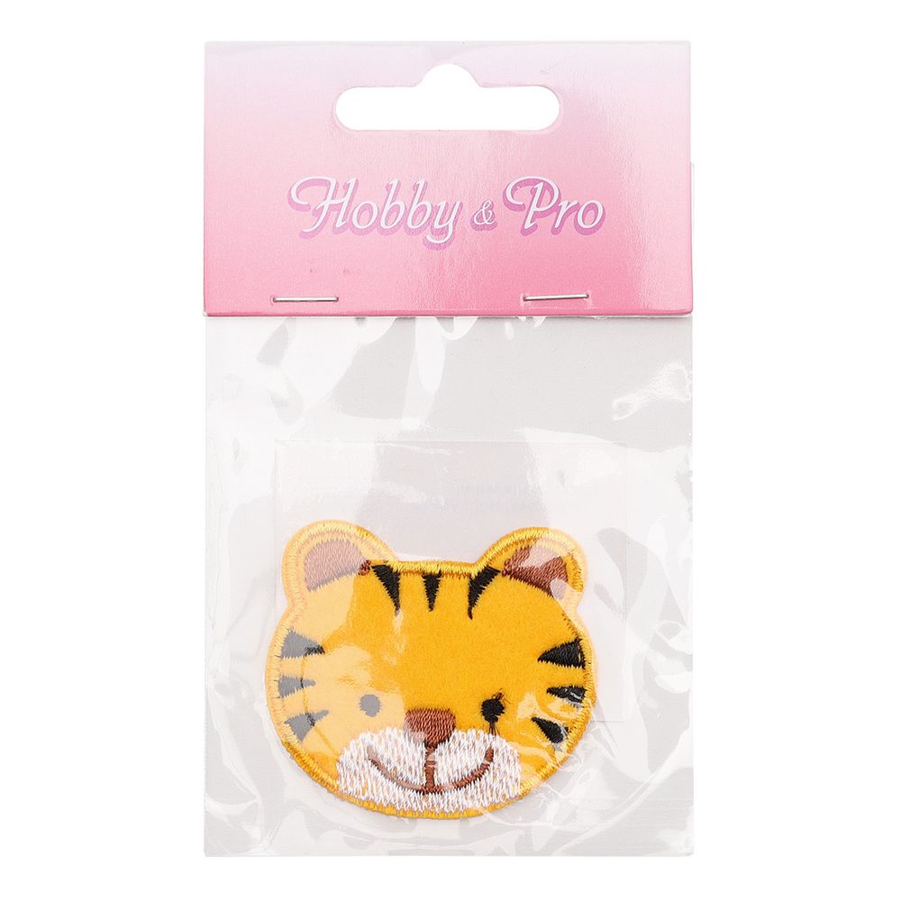 Термоаппликация Тигренок, 4.2х4.7cm, Hobby&Pro