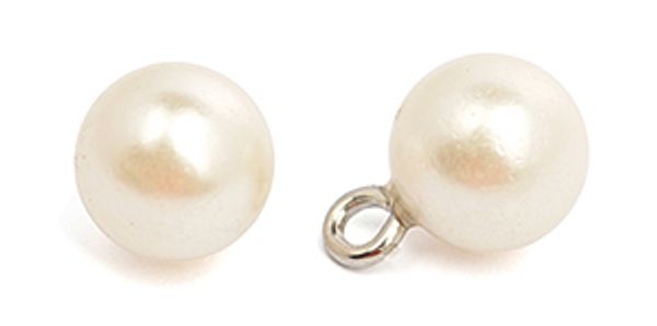 Пуговицы на ножке пластик A54 цв.003 молочный 14L-9мм, 50 шт