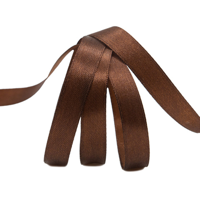 Лента атласная 1-сторонняя 12.0 мм / 22.86±1 метров, 078 т.коричневый, Globus