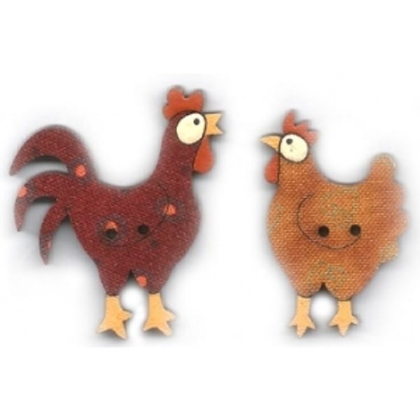 Украшения декоративные пуговицы Aurora, 1 шт, AU-B4752