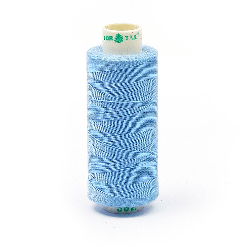 Нитки швейные бытовые Dor Tak 40/2, 366 м / 10 кат., 382 голубой