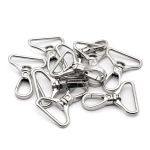 Карабин металл 32.0 мм (52х38 мм), никель, 10 шт