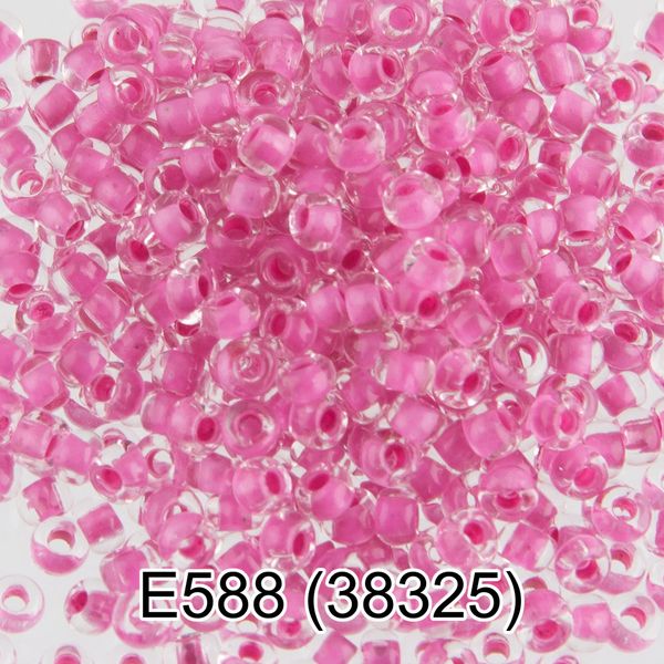 Бисер Gamma 10/0 (2.3 мм), 50 г, Е588 сиреневый, 38325, круглый 5