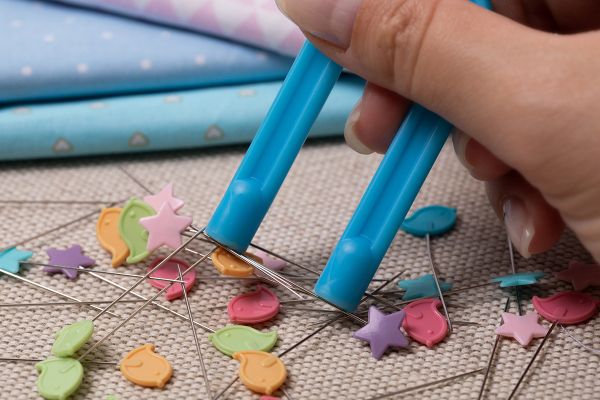 Игольница магнитная 7 см, №7 см, голубой, Gamma MHG-02