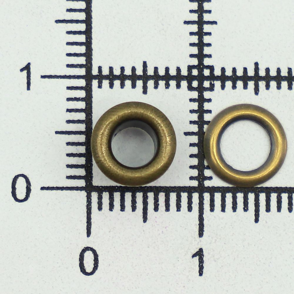 Люверсы металл ⌀_3.0 мм (внутр.), латунь, 100 шт, S090797, BIG