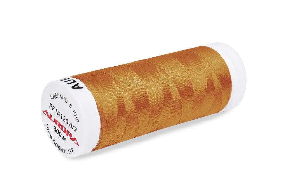 Нитки для креативных работ Aurora №120, 300 м, цв. PF514, 5 катушек