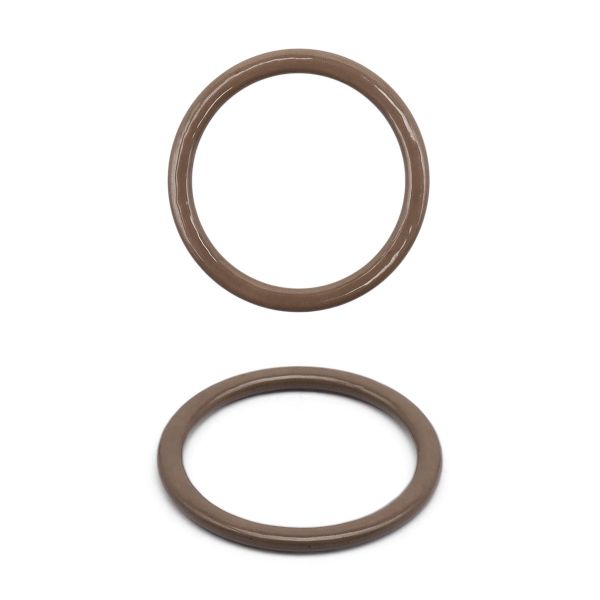 Кольца для бюстгальтера металл ⌀15.0 мм, 20 шт, C072 шиншилла, ГВ800