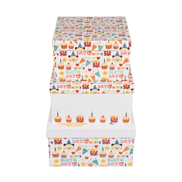 Набор подарочных коробок, 3 шт, 01 Праздник, Stilerra SBOX-S5-3