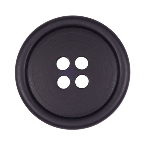 Пуговицы 4 прокола мужская костюмные 11309/4 40 (мат/черн), 50 шт