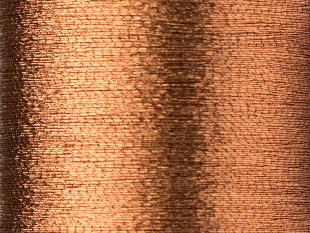 Нитки вышивальные металлизированные Madeira Metallic №40, 1000 м, цв. Cooper, 9846, 5 катушек