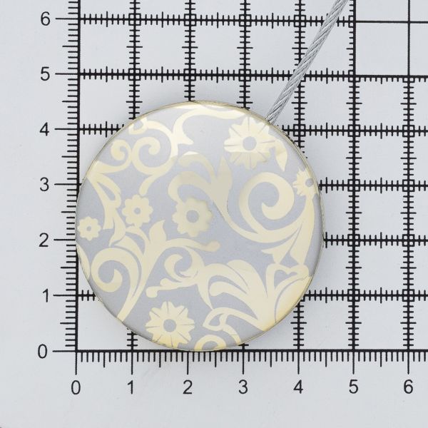 Клипсы для штор магнитные с тросом, 30см ⌀45, 2Т3