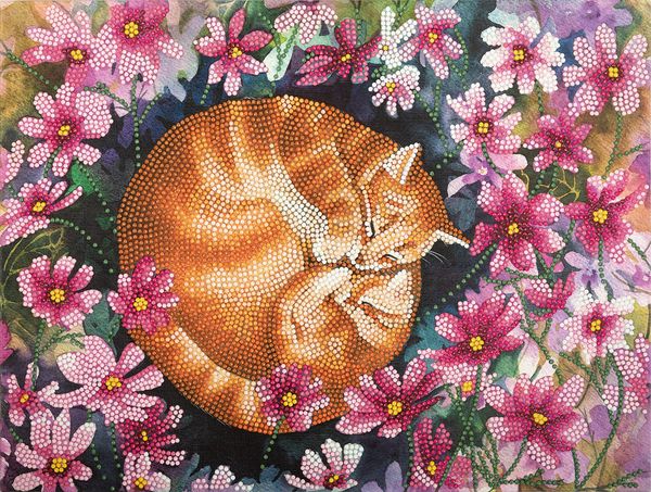 Алмазная (кристальная) мозаика Фрея, постер Мамины объятия, 40х30 см