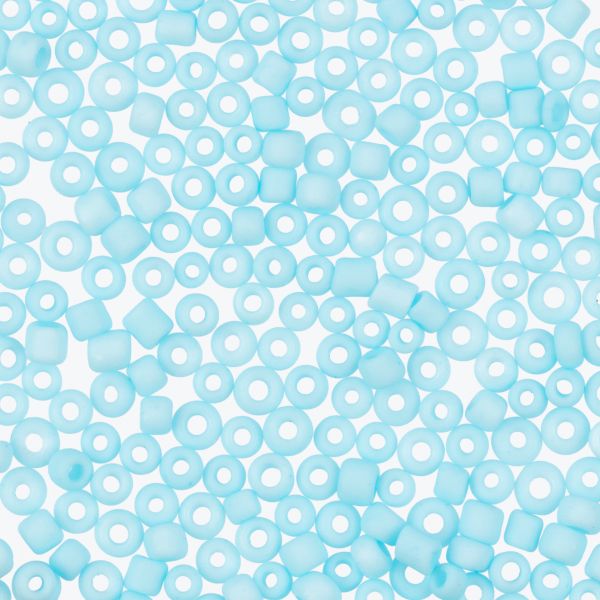 Бисер Zlatka 11/0 (2.1 мм), 100 г (10х10 г), №1008 голубой макарун, GR