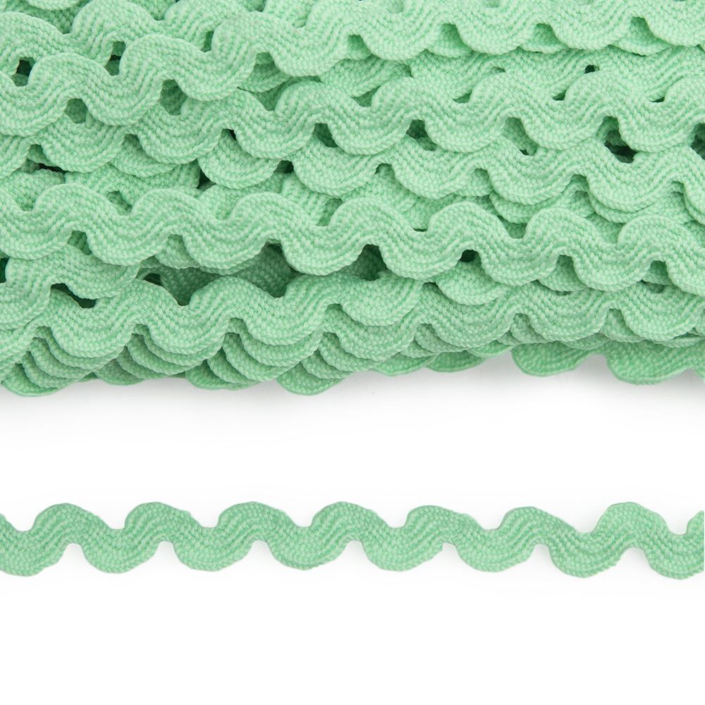 Тесьма вьюнчик 5 мм / 20м (салатовый), С3582(С3581)