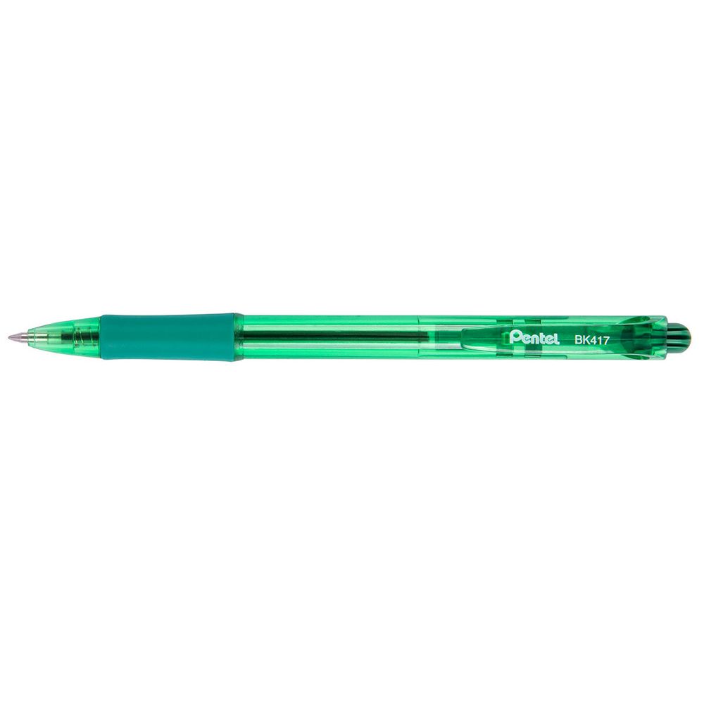 Ручка шариковая автоматическая Fine Line 0.3 мм, 12 шт, BK417-D, Pentel
