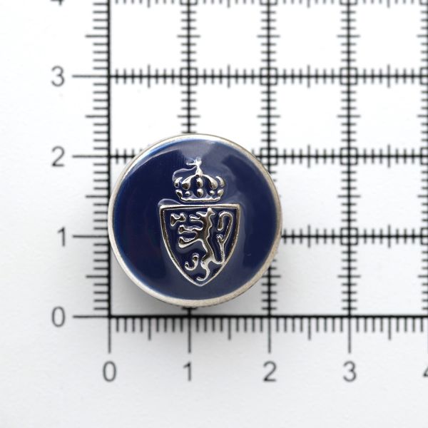 Пуговицы на ножке 34L (21мм), пластик (n.blue (синий/черный никель)), 36 шт, PS39