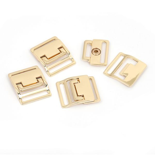 Пряжка под резинку металл 30.0 мм, арт.TBY.1525 44х37.0 мм, цв. золото уп. 5 шт