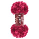Пряжа Alize (Ализе) Puffy серия Нежный мех (Furlove) / уп.5 мот. по 100г, 6.3м, 798 бугенвиллия