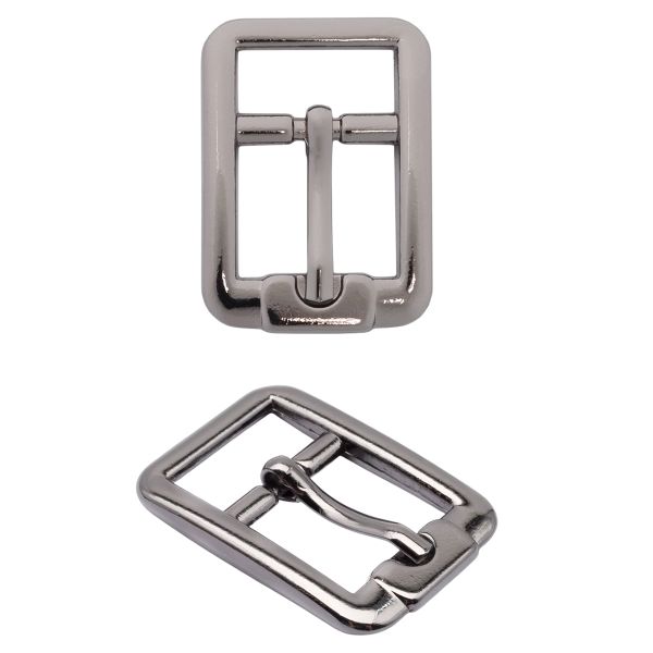 Пряжка ременная металл 15 мм, чер.никель, 10 шт