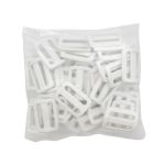 Пряжка, ПА, цветная, 30 мм (1000 белый), 50 шт