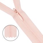 Молния потайная (скрытая) Т3 (3 мм) 1 зам., н/раз., 50 см, св. персик, 31305 / 50, 10 шт