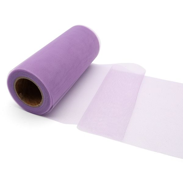 Фатин на шпульке средней жесткости 150мм, 22,86м (13 сиреневый)