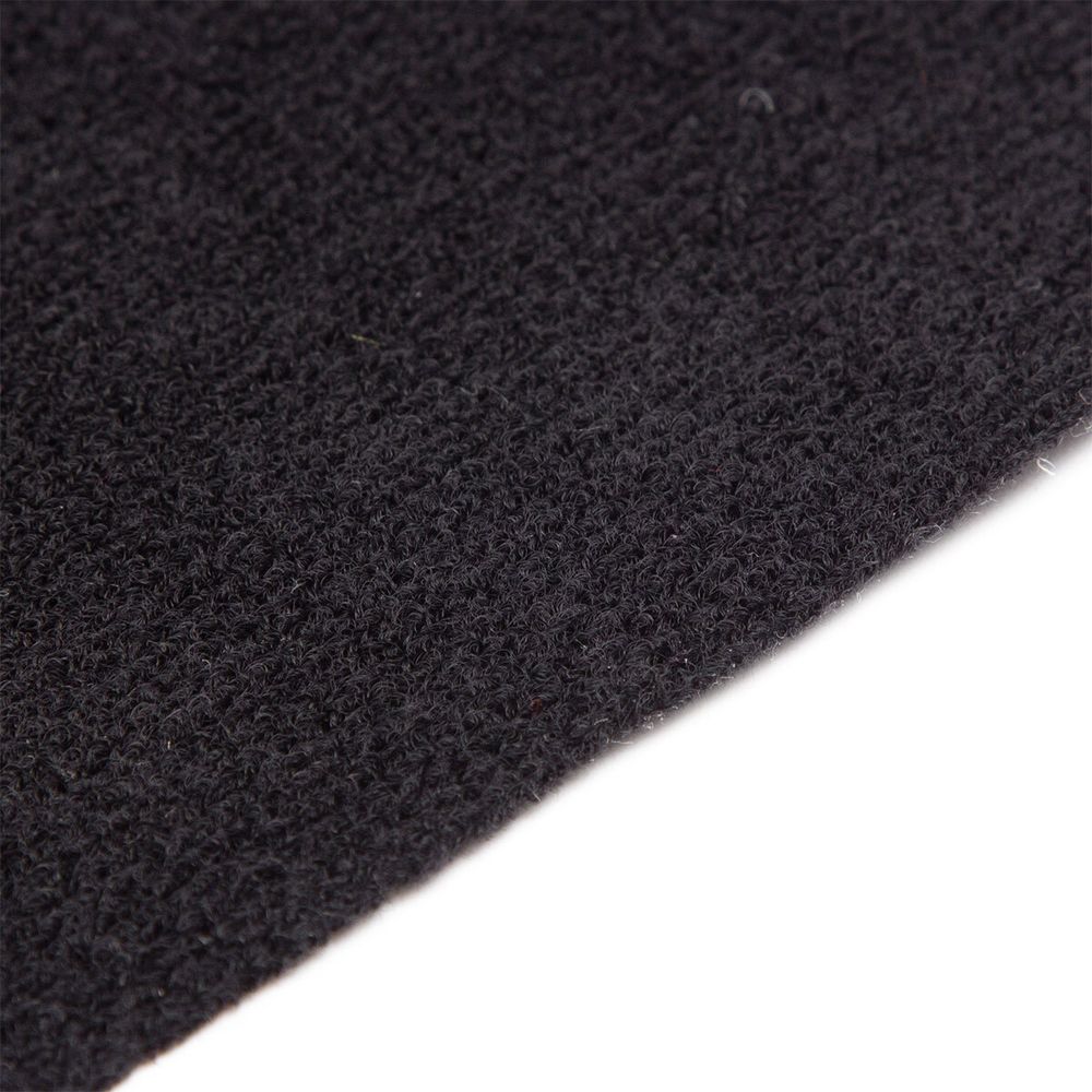 Петельное полотно велкроткань мягкая 250 г/м², шир.150 см / 1 метр, 100% нейлон, черный, 8203-0021