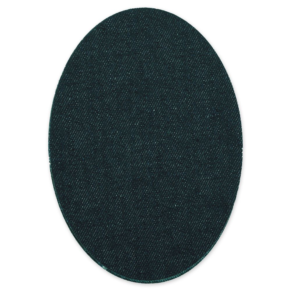 Термозаплатка Овал 14х10 см, ZAP, №01 джинс т.синий, Gamma ZAP