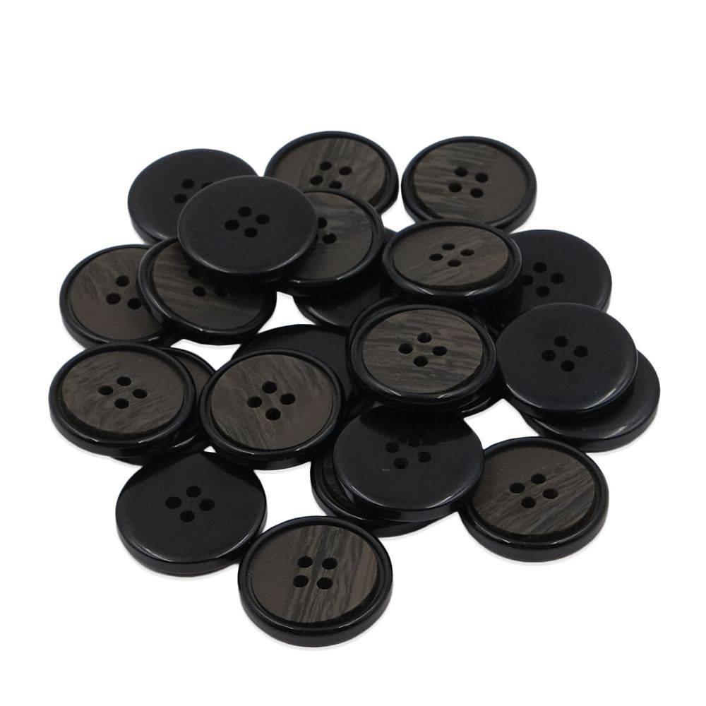 Пуговицы 4 прокола 36L (23мм), (Coffee (кофе)), 24 шт