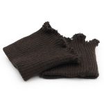 Манжеты трикотажные 8.5х9.5 см, 1 пара, плотные, 729 коричневый