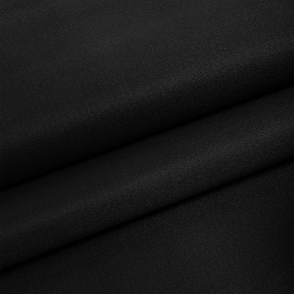 Атлас сатин 67 г/м², 150 см / 3 метра, AS.18 цв.чёрный