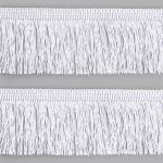 Бахрома отделочная широкая 120.0 мм / 25 метров, 501 белый